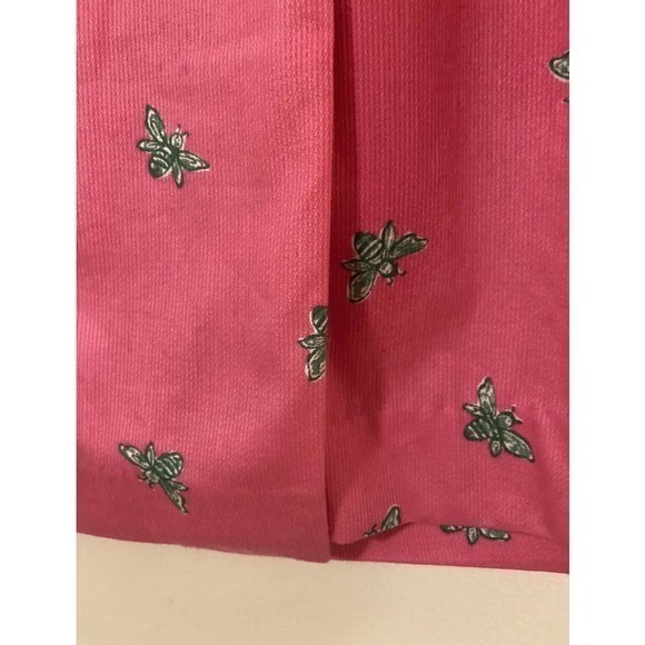 VTG Lilly Pulitzer Skirt Womens Pink Bees‎ Lined Short Size 4 White Label Barbie - Picture 6 of 7